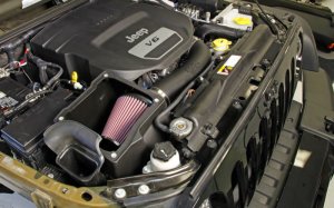 Jeep Wrangler Performance Air Intake - K&N Engineering - Snorkel - `12-`18
